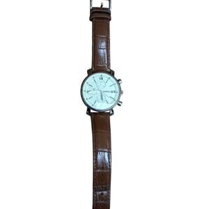 Fossil Rhett Chronograph Men's Watch Date 42mm BQ1007 13417/20 Stainless Leather